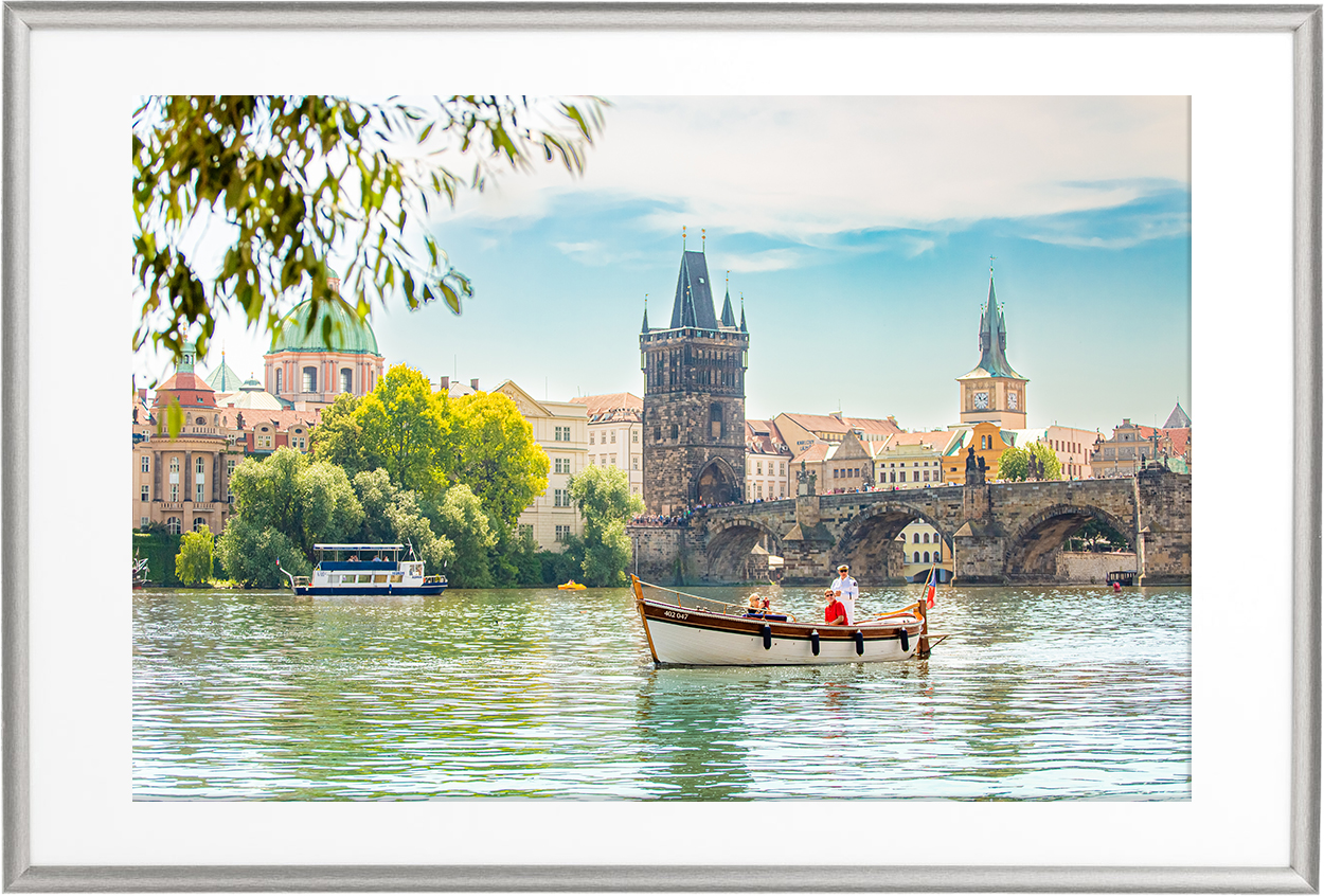 Charles Bridge - Silver frame